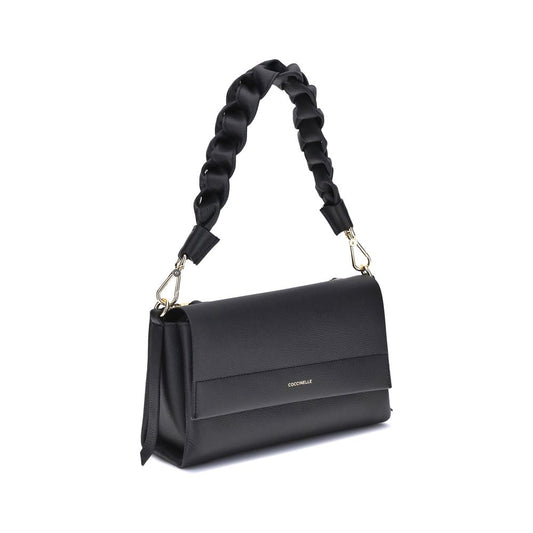 Black Calf Leather Bos Taurus Shoulder Bag
