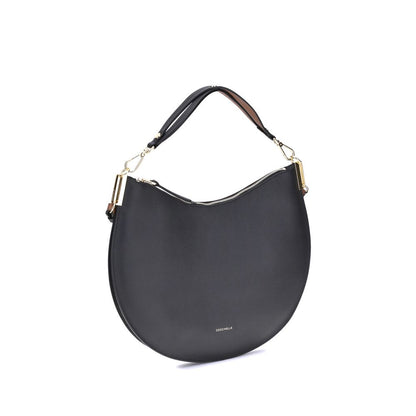 Black Calf Leather Bos Taurus Shoulder Bag