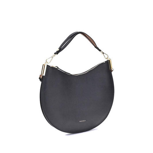 Black Calf Leather Bos Taurus Shoulder Bag