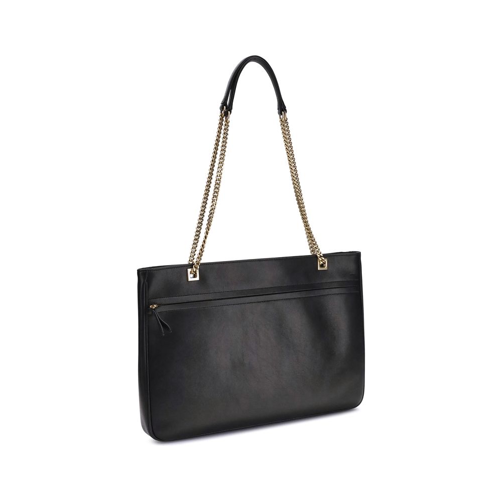Black Calf Leather Bos Taurus Shoulder Bag
