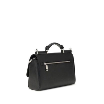 Black Calf Leather Bos Taurus Shoulder Bag