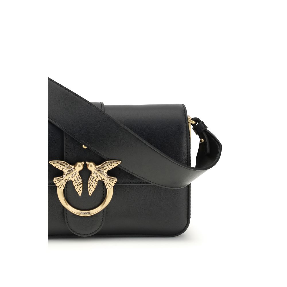 Black Calf Leather Bos Taurus Shoulder Bag