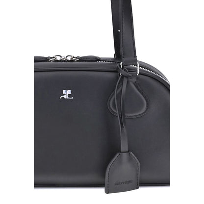 Black Calf Leather Bos Taurus Shoulder Bag