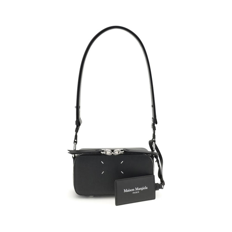 Black Calf Leather Bos Taurus Shoulder Bag