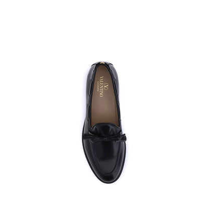 Black Calf Leather Bos Taurus Slip-On Loafers