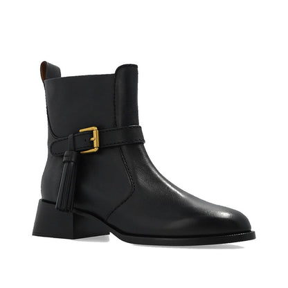 Lory Leather Ankle Boots-See By Chloé-LabelTerrace.com