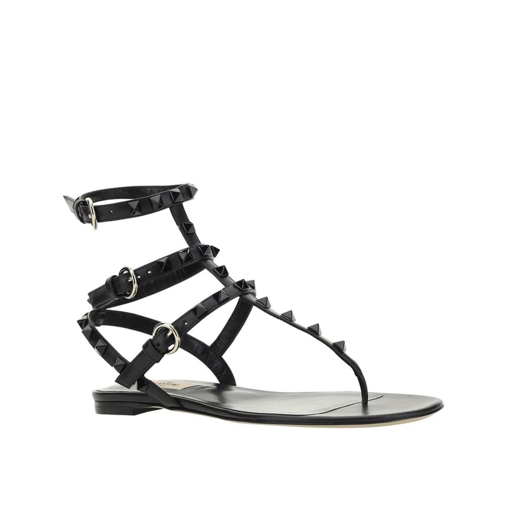 Rockstud Flip-Flop Sandlas-Valentino Garavani-LabelTerrace.com