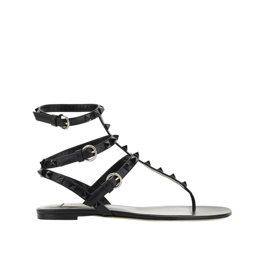 Rockstud Flip-Flop Sandlas-Valentino Garavani-LabelTerrace.com