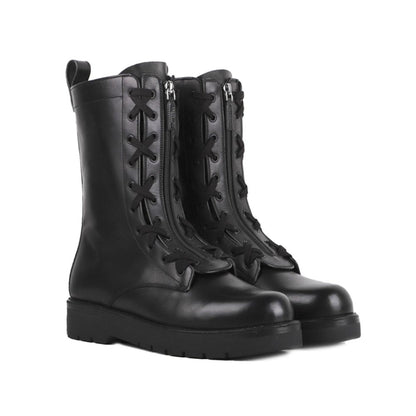 Combat Leather Boots