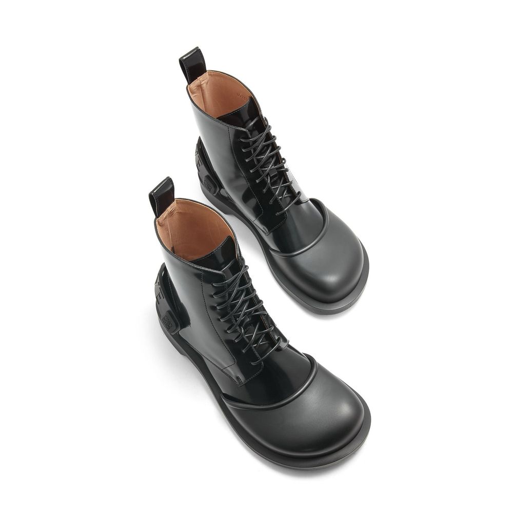 Leather Lace-Up Boots-Loewe-LabelTerrace.com