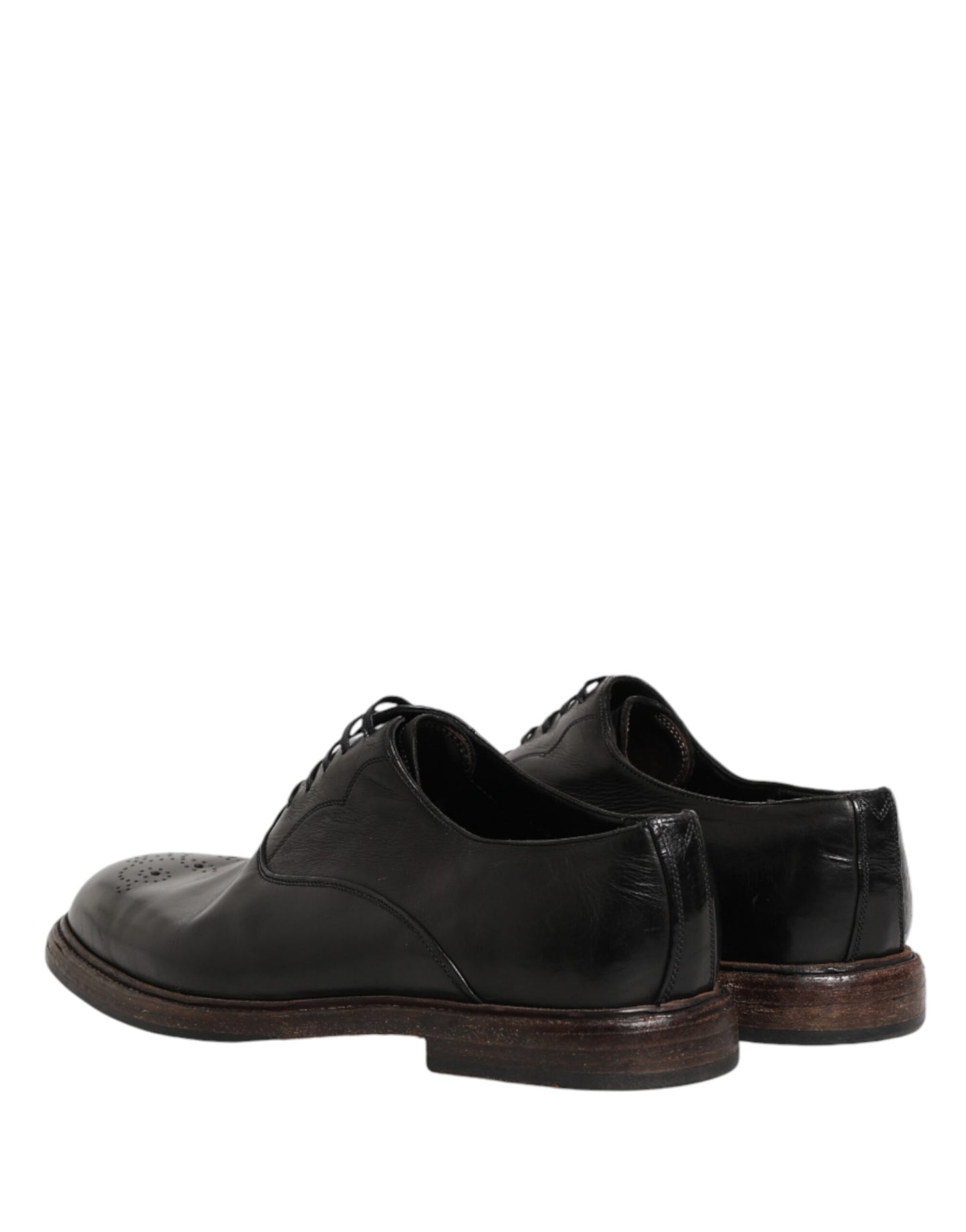 Black Calfskin Leather Oxford Dress Shoes