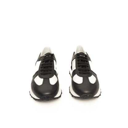 Black Calfskin Men Sneaker