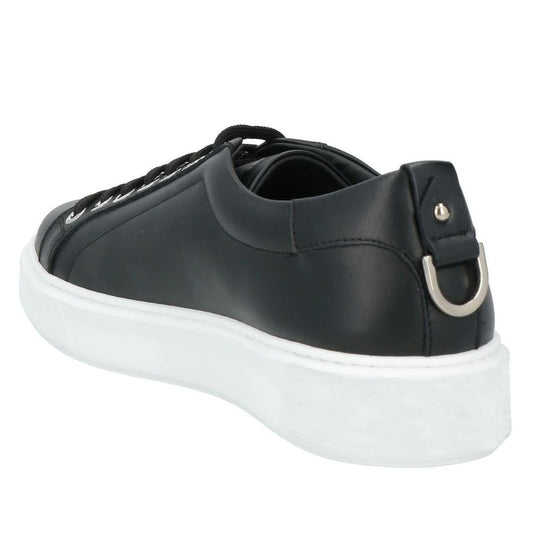 Black Calfskin Men Sneaker-Les Hommes-LabelTerrace.com