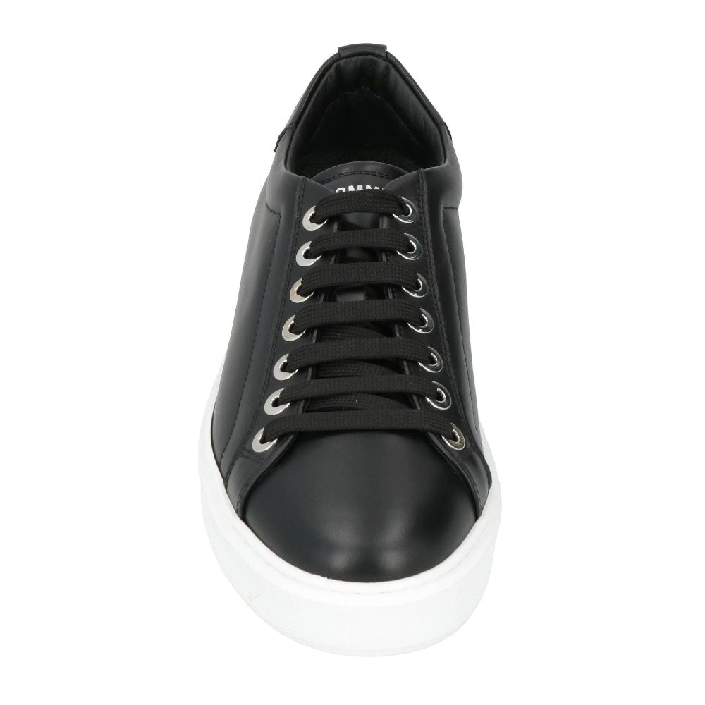 Black Calfskin Men Sneaker-Les Hommes-LabelTerrace.com
