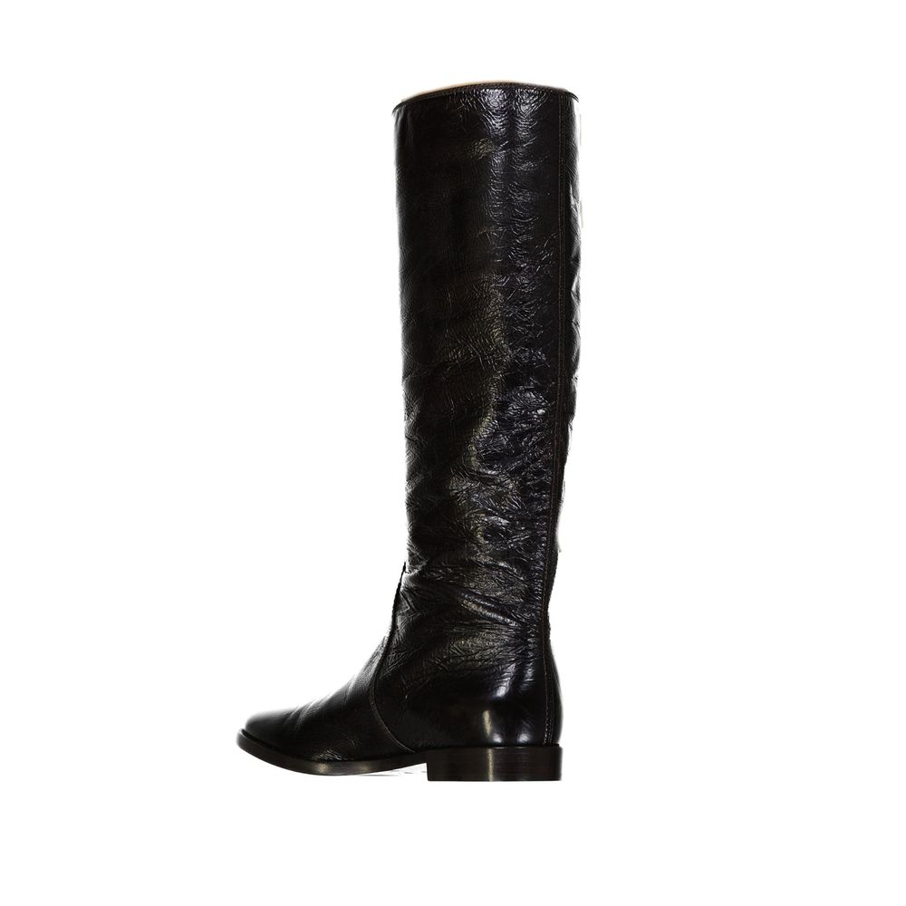 Leather Boots-Sergio Rossi-LabelTerrace.com