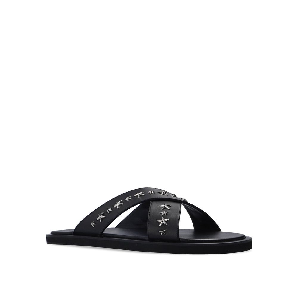 Palmo Leather Sandals-Jimmy Choo-LabelTerrace.com