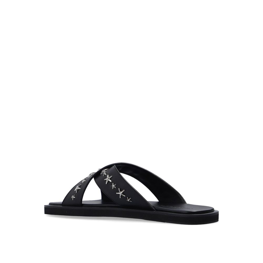 Palmo Leather Sandals-Jimmy Choo-LabelTerrace.com
