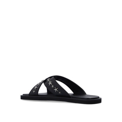 Palmo Leather Sandals-Jimmy Choo-LabelTerrace.com