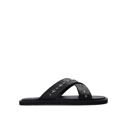 Palmo Leather Sandals-Jimmy Choo-LabelTerrace.com