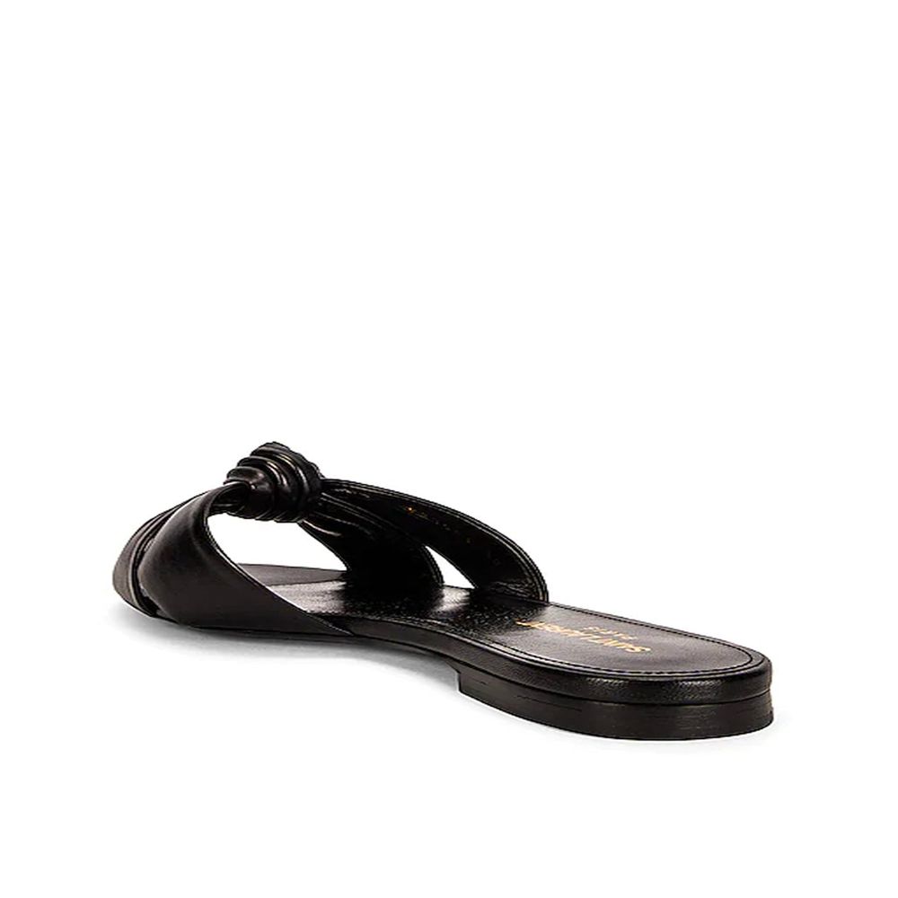 Leather Slides-Saint Laurent-LabelTerrace.com