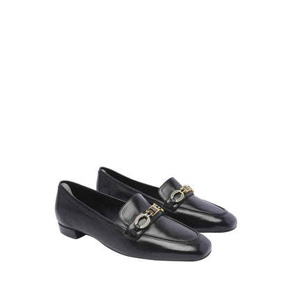 Signature Square Leather Loafers-Stuart Weitzman-LabelTerrace.com