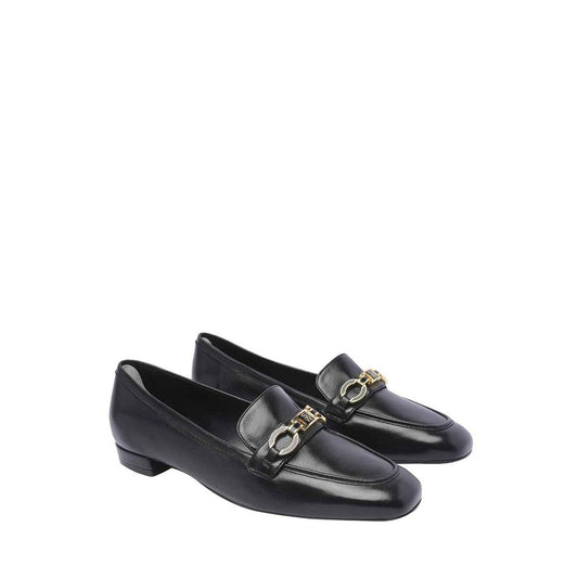 Signature Square Leather Loafers-Stuart Weitzman-LabelTerrace.com