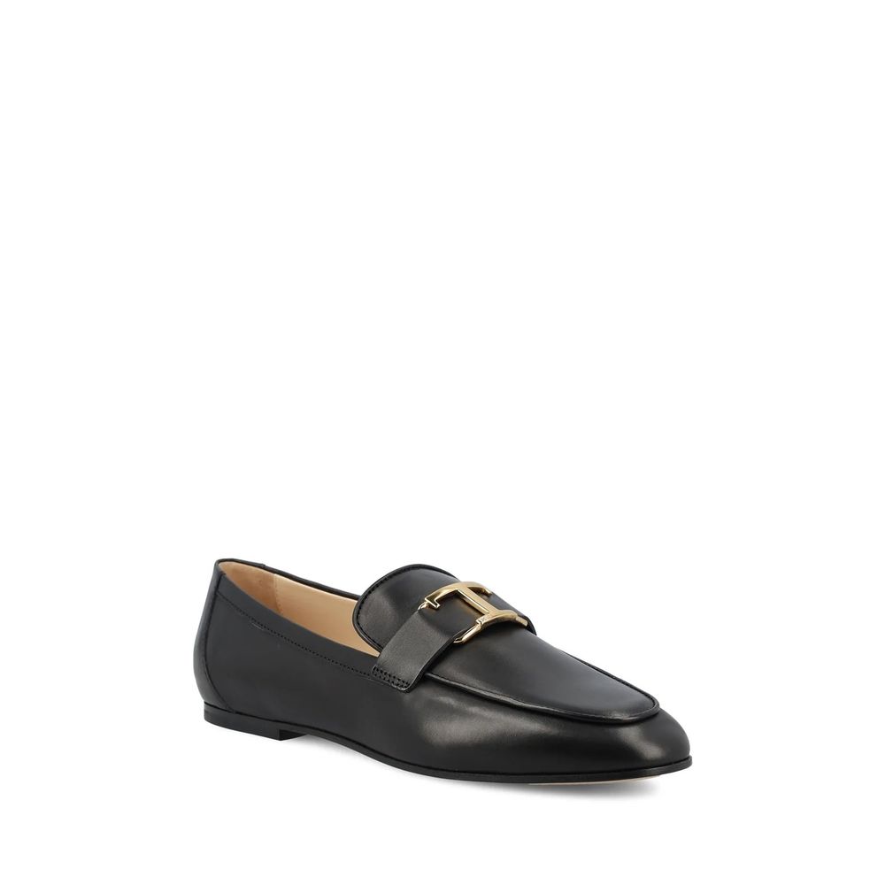 T Timeless Leather Loafers-Tod's-LabelTerrace.com
