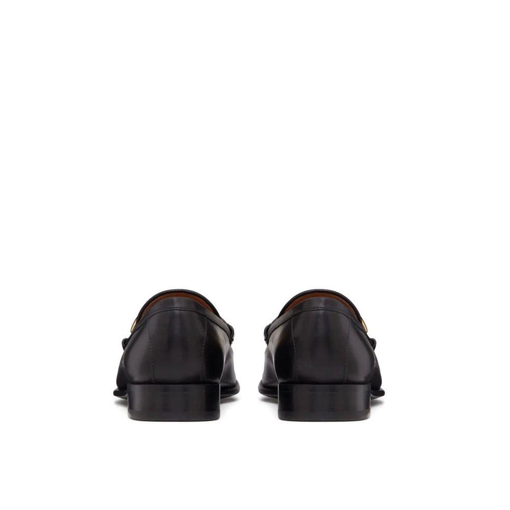 V-Logo Moon Leather Loafers-Valentino Garavani-LabelTerrace.com