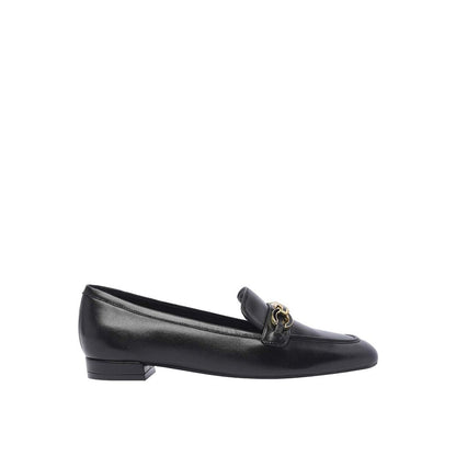Signature Square Leather Loafers-Stuart Weitzman-LabelTerrace.com