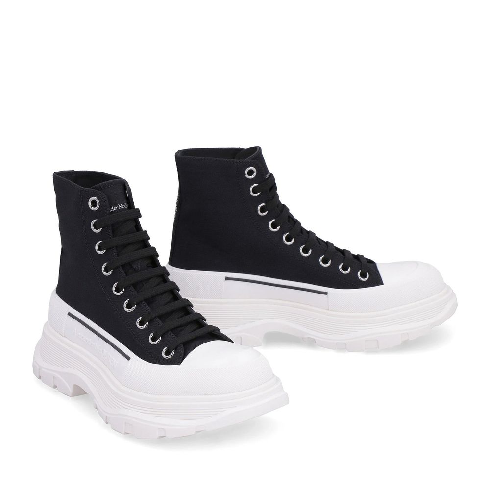 Treadslick High Top Sneakers-Alexander McQueen-LabelTerrace.com