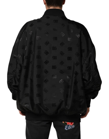 Black Cargo Windbraker Logo Mania Jacket
