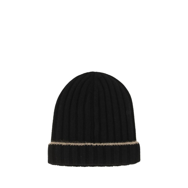 Black Cashmere Beanie