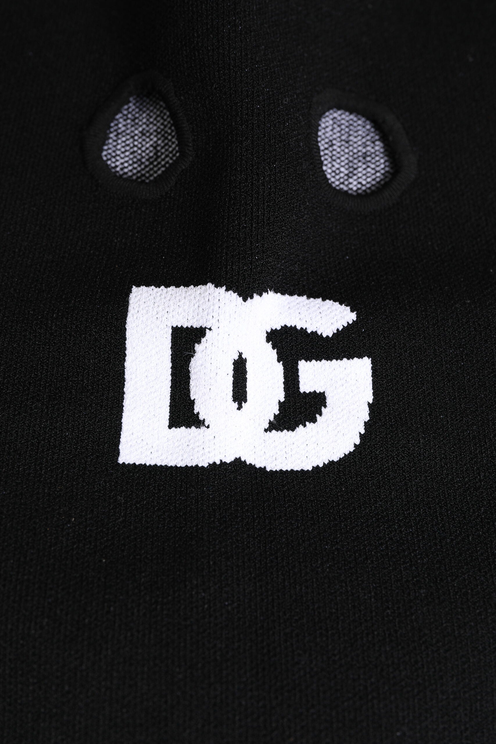 Black Cashmere Knitted Ski Mask Balaclava Hat-Dolce & Gabbana-LabelTerrace.com