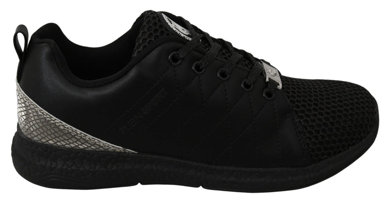 Black Casual Running Sneakers Shoes-Philipp Plein-LabelTerrace.com