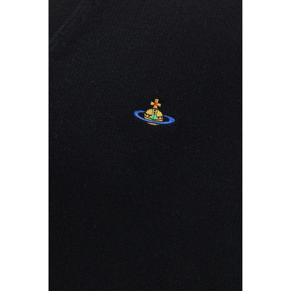 Black Cotton Cardigan