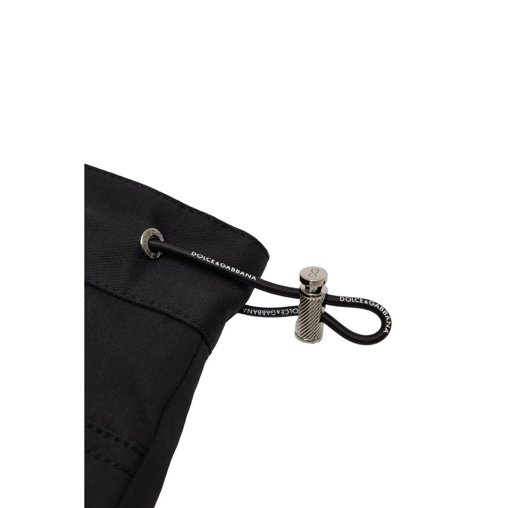 Black Cotton Cargo Pant-Dolce & Gabbana-LabelTerrace.com