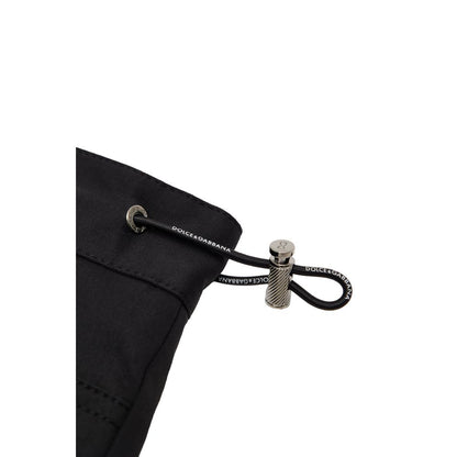 Black Cotton Cargo Pant-Dolce & Gabbana-LabelTerrace.com