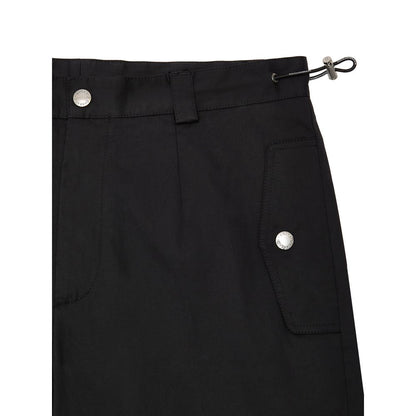 Black Cotton Cargo Pant-Dolce & Gabbana-LabelTerrace.com