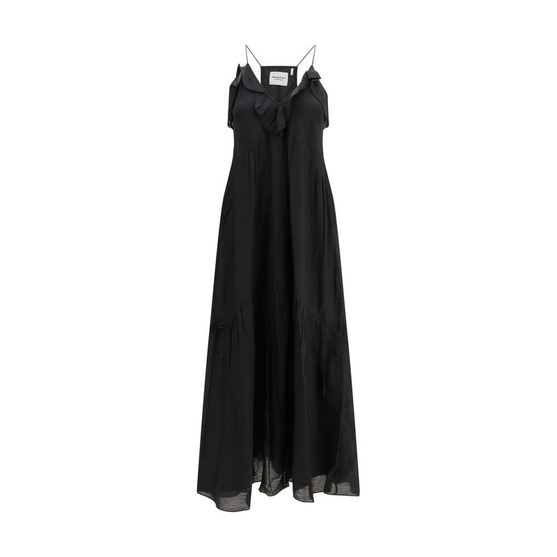 Black Cotton Casual Dress