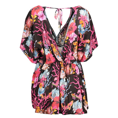 Black Cotton Dress-Desigual-LabelTerrace.com