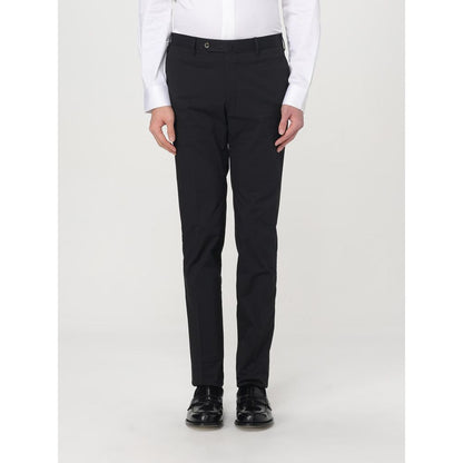 Black Cotton Dress Pants