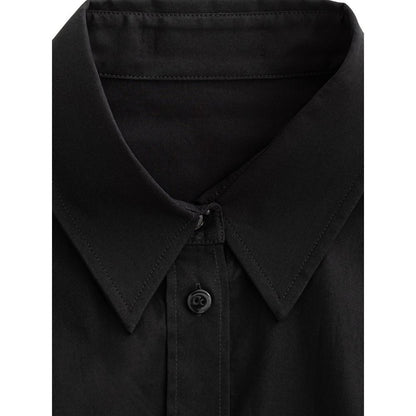 Black Cotton Shirt-Dolce & Gabbana-LabelTerrace.com