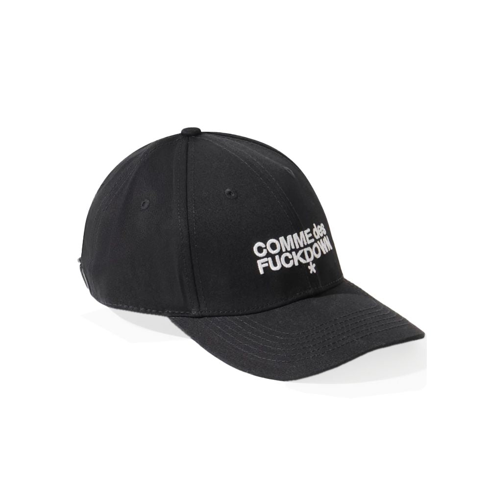Black Cotton Hat-Comme Des Fuckdown-LabelTerrace.com