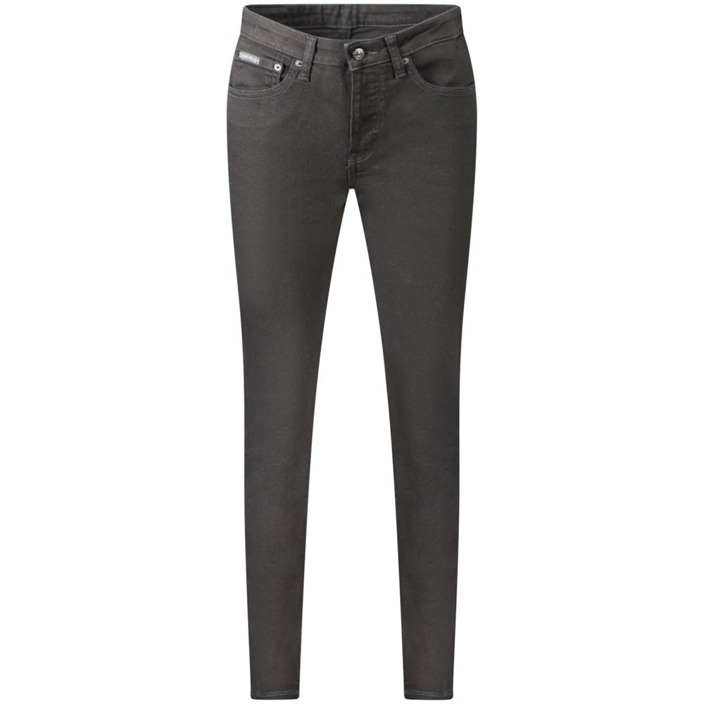 Black Cotton Jeans Denim