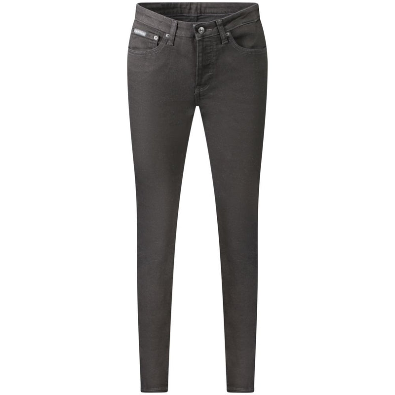 Black Cotton Jeans Denim