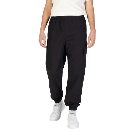 Black Cotton Joggers Workout Pant