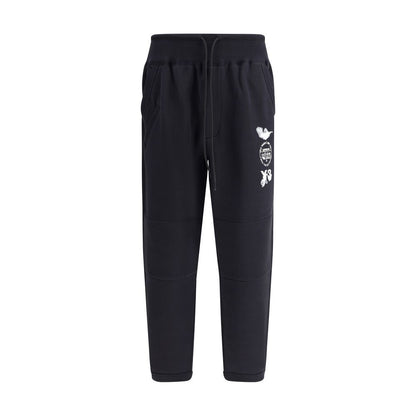 Black Cotton Joggers (Workout Pants)