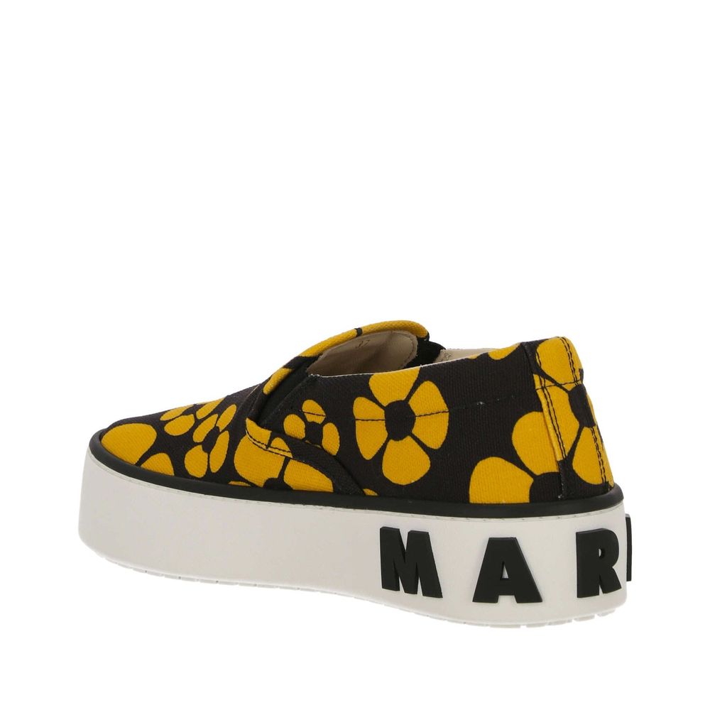 Printed Slip On Sneakers-Marni-LabelTerrace.com