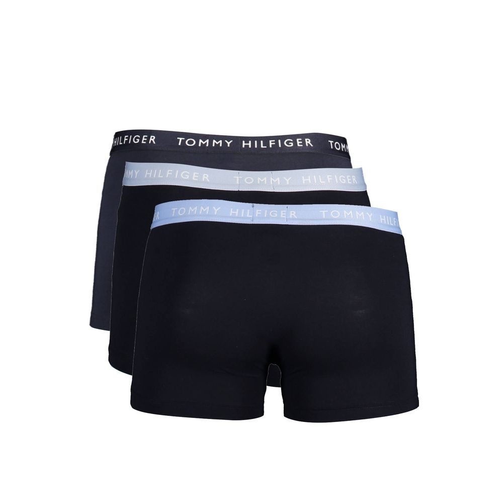 Black Cotton Men Boxer Trio Pack