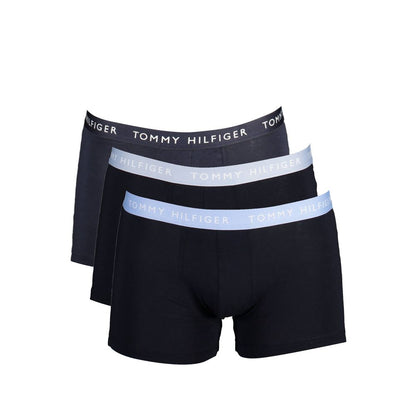 Black Cotton Men Boxer Trio Pack